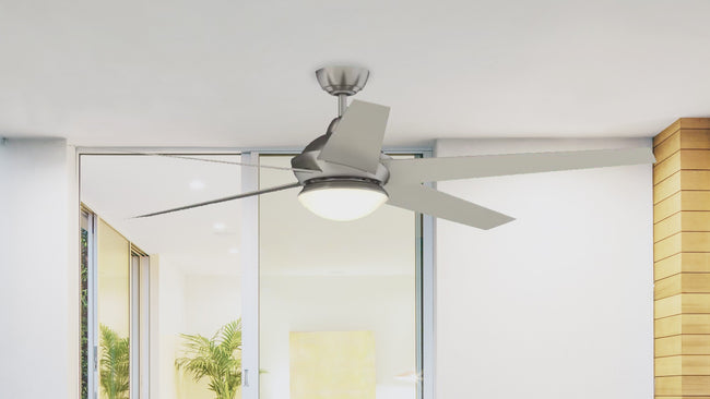 Fanimation LP8359LBN Covert - 64 inch - BN with GRY Blades and LED LK: 360-degree spin video [Fanimation-LP8359LBN|CUSTOM|13]