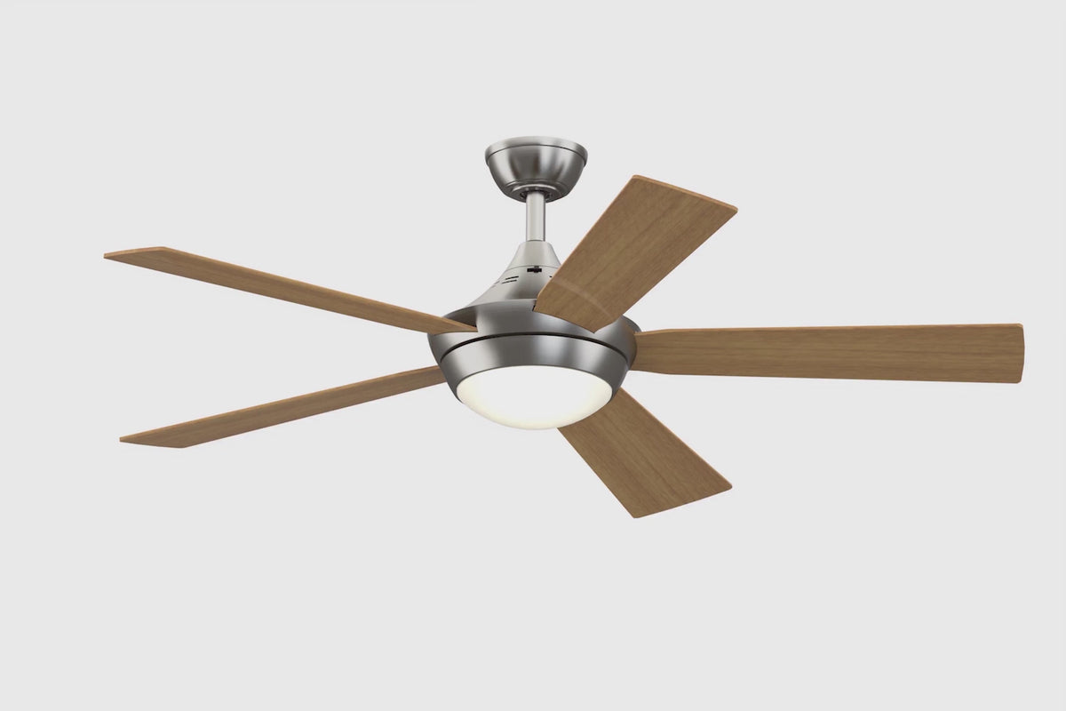 Fanimation FP8062BBN Celano V2 52" Ceiling Fan, Brushed Nickel: 360-degree spin video [Fanimation-FP8062BBN|CUSTOM|1]