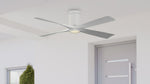 Fanimation LP6804LMW AireFlush - 52 inch - MW with MW Blades and LED LK: 360-degree spin video [Fanimation-LP6804LMW|CUSTOM|13]