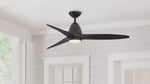 Fanimation LP8333LBL Prop - 52 inch - BL with BL Blade and LED LK: 360-degree spin video [Fanimation-LP8333LBL|CUSTOM|14]