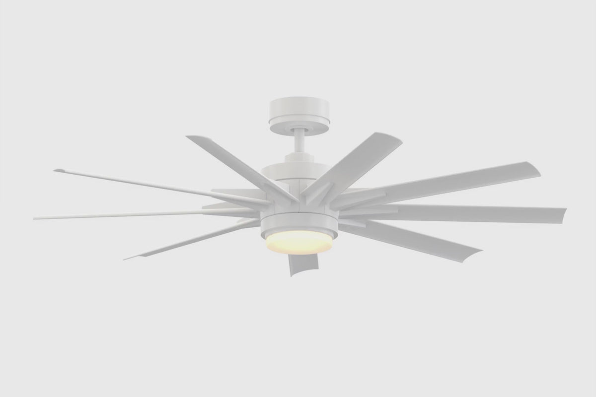 Fanimation MAD8152MWW_56MW configuration (shown with blades): 360-degree spin video [Fanimation-MAD8152MWW|CUSTOM|3]