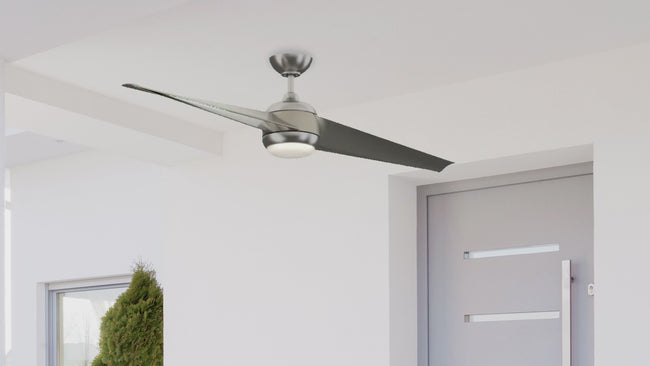 Fanimation LP8551LBN TwoFold - 60 inch - BN with GRY Blades and LED LK: 360-degree spin video [Fanimation-LP8551LBN|CUSTOM|15]