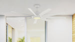 Fanimation LP6864LMW SixtyFour - 64 inch - MW with MW Blade and LED LK: 360-degree spin video [Fanimation-LP6864LMW|CUSTOM|15]