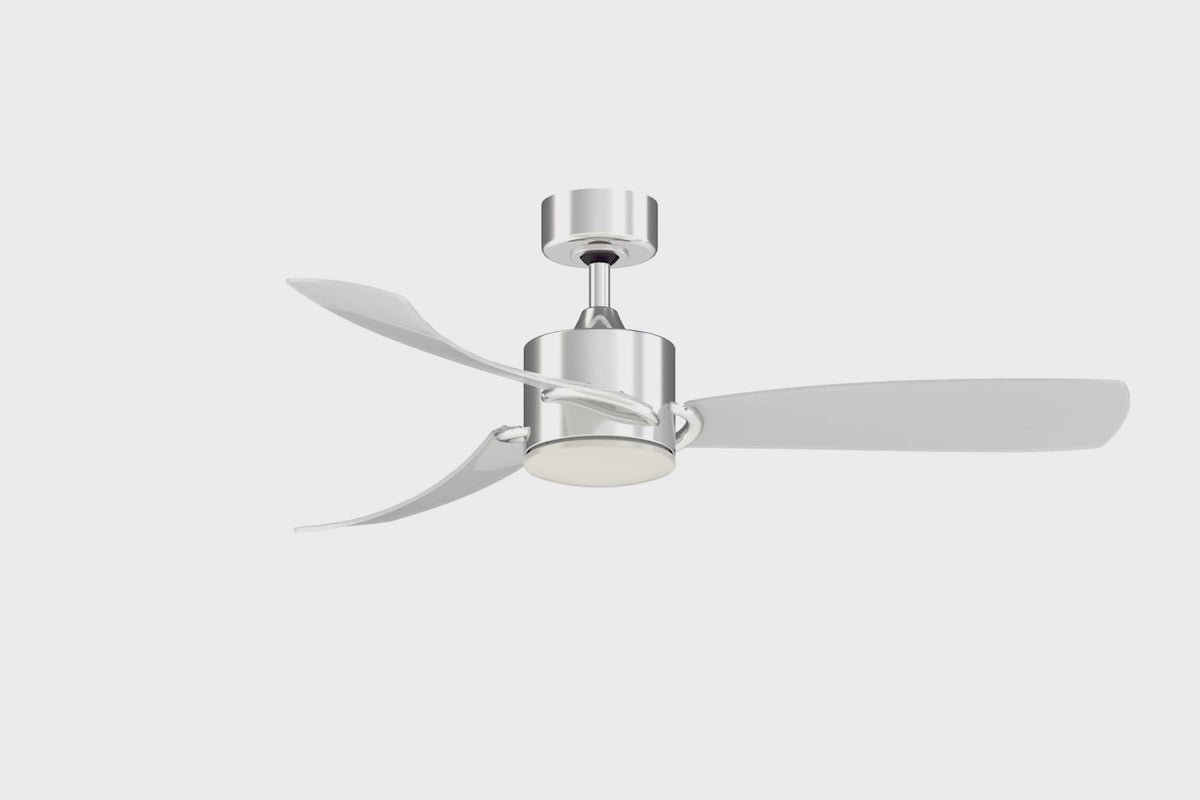 Fanimation FP8511CH SculptAire 52" Ceiling Fan, Chrome: 360-degree spin video [Fanimation-FP8511CH|CUSTOM|1]