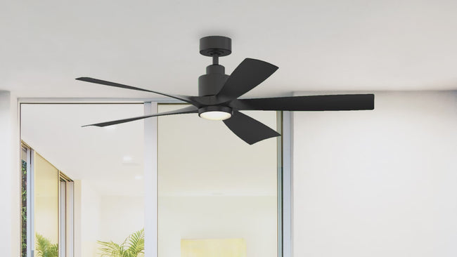 Fanimation LP6834LBL Kwint - 52 inch - BL with BL Blades and LED LK: 360-degree spin video [Fanimation-LP6834LBL|CUSTOM|14]
