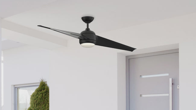 Fanimation LP8551LBL TwoFold - 60 inch - BL with BL Blades and LED LK: 360-degree spin video [Fanimation-LP8551LBL|CUSTOM|15]