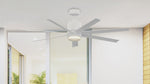 Fanimation LP8377LMW Blitz - 56 inch - MW with MW Blades and LED LK: 360-degree spin video [Fanimation-LP8377LMW|CUSTOM|14]