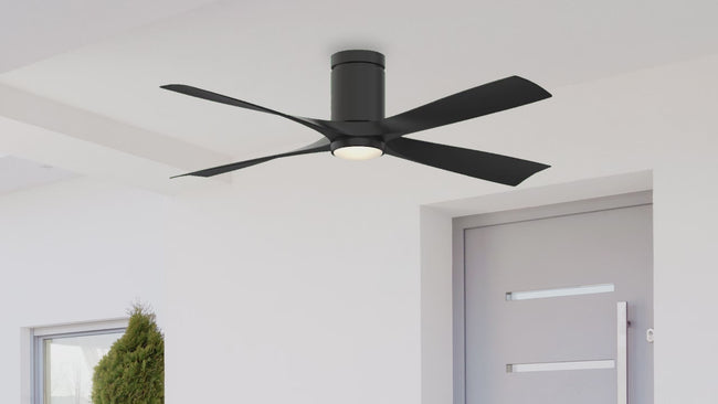 Fanimation LP6804LBL AireFlush - 52 inch - BL with BL Blades and LED LK: 360-degree spin video [Fanimation-LP6804LBL|CUSTOM|13]