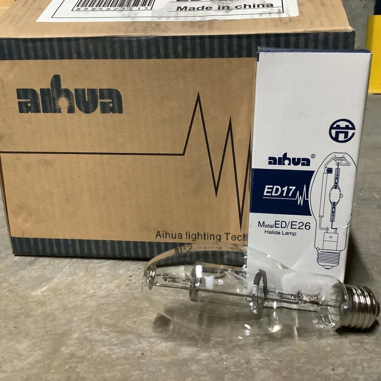 Pulse Start ED17 E26 4000k HID Clear Light Bulb by Aihua