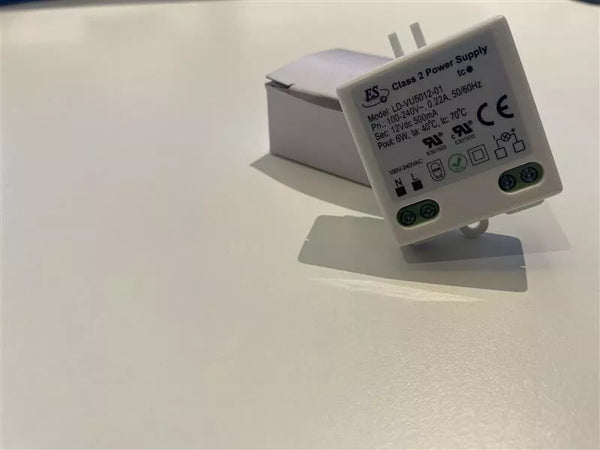 6W Constant Voltage LED Driver - 100V-240V/IN- 12Vdc/OUT 500mA