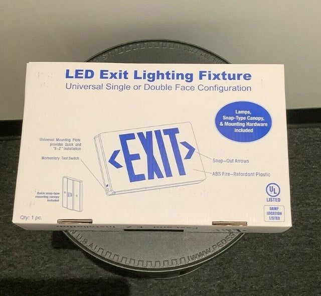 Emergensee LED Exit Lighting Fixture SEEXU2RWEM