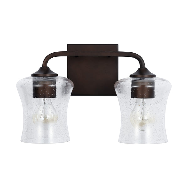 Capital Lighting - 139221BZ-499 - Two Light Vanity - Reeves - Bronze from Lighting & Bulbs Unlimited in Charlotte, NC