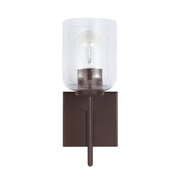 One Light Wall Sconce from the Carter Collection in Bronze Finish by Capital Lighting