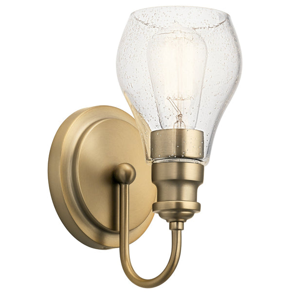 One Light Wall Sconce from the Greenbrier Collection in Classic Bronze Finish by Kichler