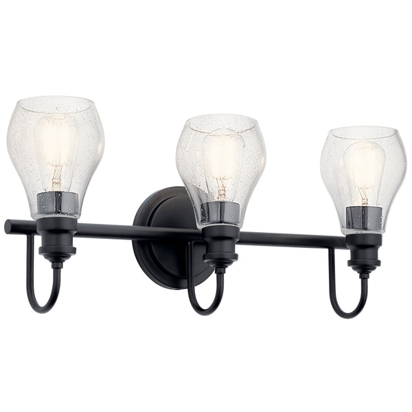 Kichler - 45392BK - Three Light Bath - Greenbrier - Black from Lighting & Bulbs Unlimited in Charlotte, NC