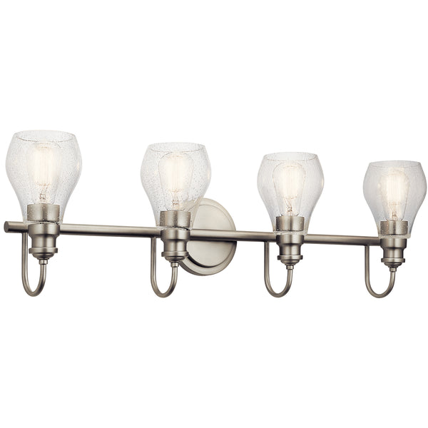 Kichler - 45393NI - Four Light Bath - Greenbrier - Brushed Nickel from Lighting & Bulbs Unlimited in Charlotte, NC