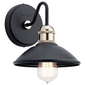 Kichler - 45943BK - One Light Wall Sconce - Clyde - Black from Lighting & Bulbs Unlimited in Charlotte, NC