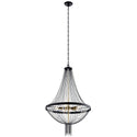 Five Light Chandelier from the Alexia Collection in Textured Black Finish by Kichler