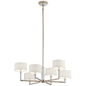 Kichler - 52052PN - Six Light Chandelier - Laurent - Polished Nickel from Lighting & Bulbs Unlimited in Charlotte, NC
