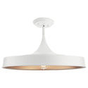 Kichler - 52096WH - One Light Pendant/Semi Flush Mount - Elias - White from Lighting & Bulbs Unlimited in Charlotte, NC