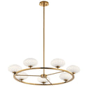 Seven Light Chandelier from the Pim Collection in Fox Gold Finish by Kichler