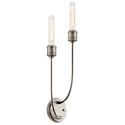 Two Light Wall Sconce from the Hatton Collection in Classic Pewter Finish by Kichler