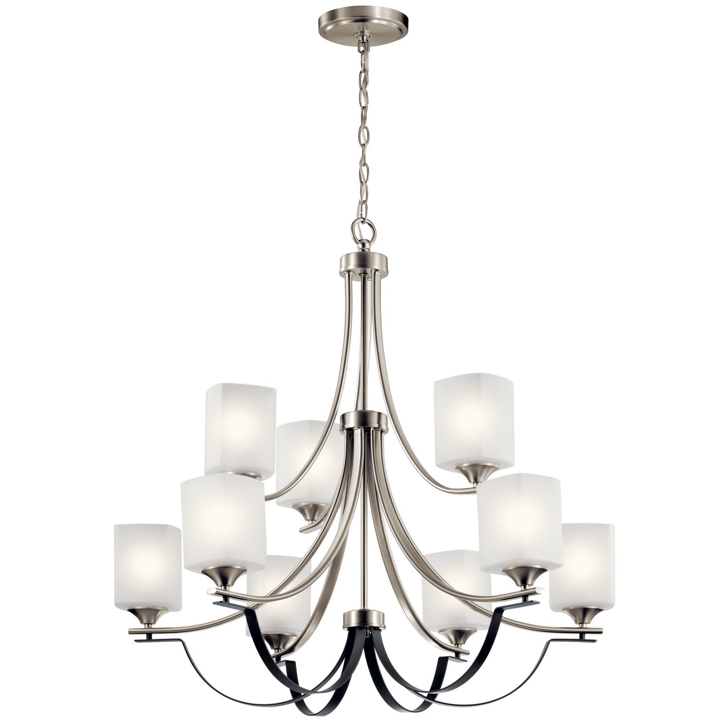 Kichler - 52277NI - Nine Light Chandelier - Tula - Brushed Nickel from Lighting & Bulbs Unlimited in Charlotte, NC