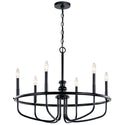 Kichler - 52304BK - Six Light Chandelier - Capitol Hill - Black from Lighting & Bulbs Unlimited in Charlotte, NC