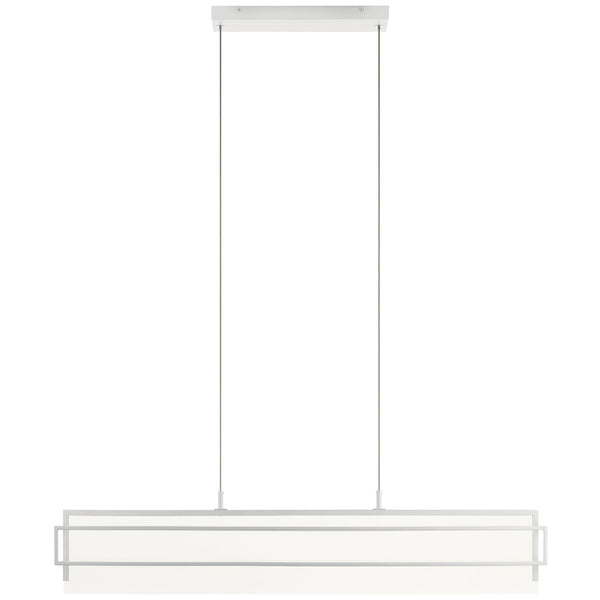 LED Linear Chandelier from the Vega Collection in White Finish by Kichler