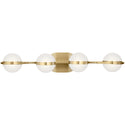 LED Bath from the Brettin Collection in Champagne Gold Finish by Kichler