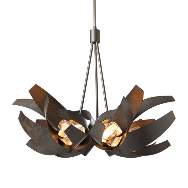 Six Light Pendant from the Corona Collection by Hubbardton Forge