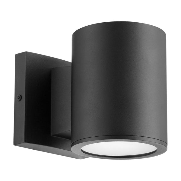 Quorum - 920-69 - LED Outdoor Wall Lantern - Cylinder - Textured Black from Lighting & Bulbs Unlimited in Charlotte, NC