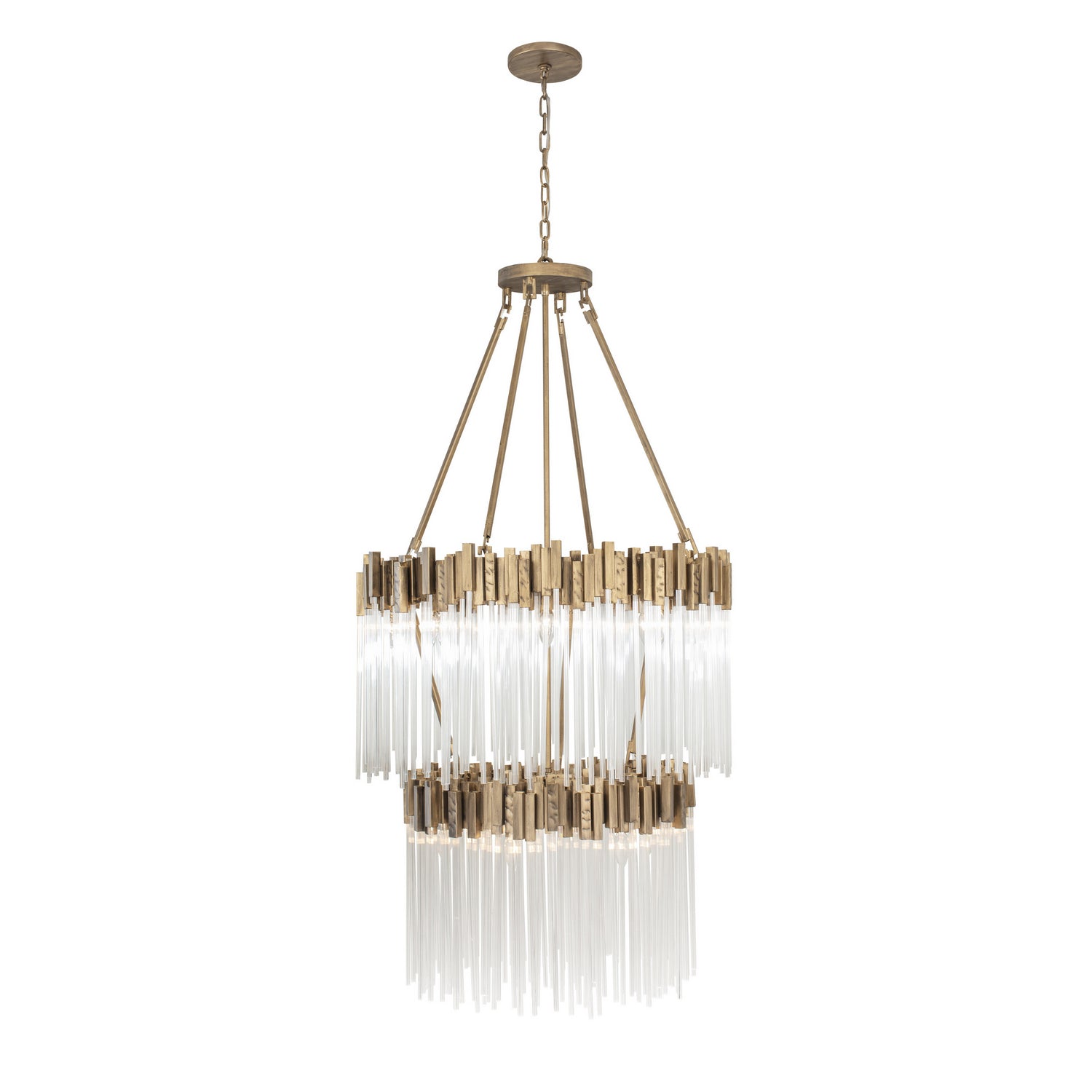 Varaluz - 309C14HG - 14 Light Chandelier - Matrix - Havana Gold from Lighting & Bulbs Unlimited in Charlotte, NC