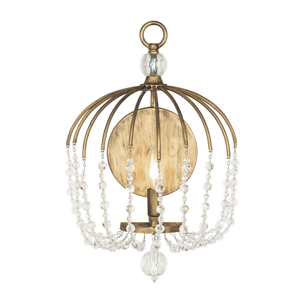 Varaluz - 343W01HG - One Light Wall Sconce - Voliere - Havana Gold from Lighting & Bulbs Unlimited in Charlotte, NC