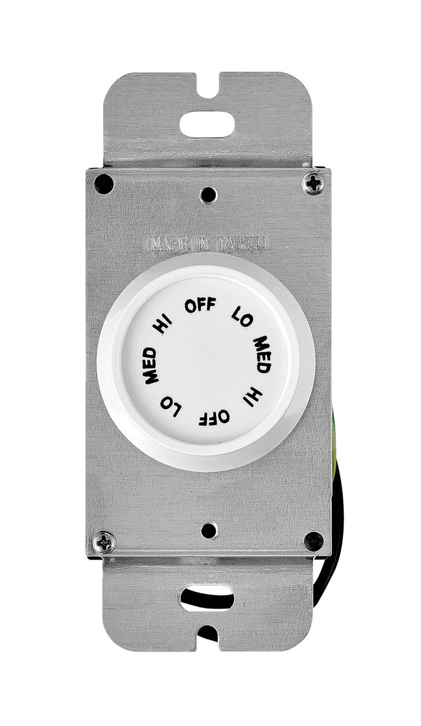 Hinkley - 980010FAW - Wall Contol - Wall Control 3 Speed Rotary - Appliance White from Lighting & Bulbs Unlimited in Charlotte, NC