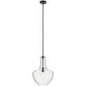 Kichler - 42046BK - One Light Pendant - Everly - Black from Lighting & Bulbs Unlimited in Charlotte, NC