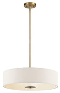 Three Light Pendant from the No Family Collection in Classic Bronze Finish by Kichler