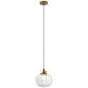 Kichler - 43852NBR - One Light Mini Pendant - Avery - Natural Brass from Lighting & Bulbs Unlimited in Charlotte, NC