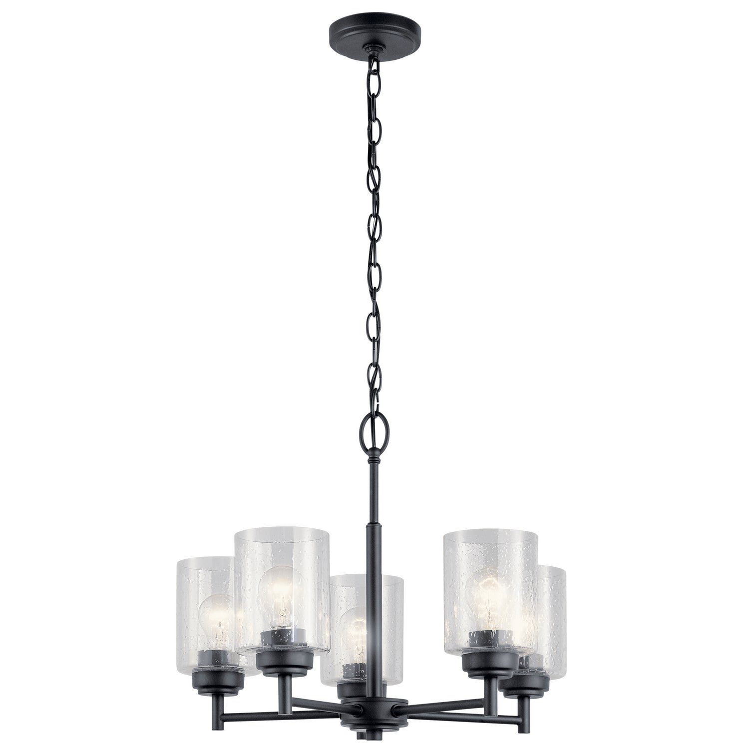 Kichler - 44030BK - Five Light Chandelier - Winslow - Black from Lighting & Bulbs Unlimited in Charlotte, NC