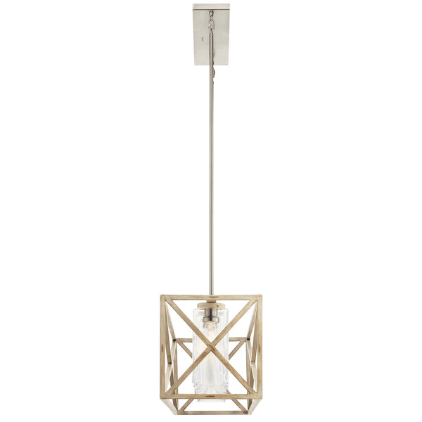 Five Light Linear Chandelier from the Moorgate Collection in Distressed Antique White Finish by Kichler