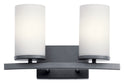 Kichler - 45496BK - Two Light Bath - Crosby - Black from Lighting & Bulbs Unlimited in Charlotte, NC