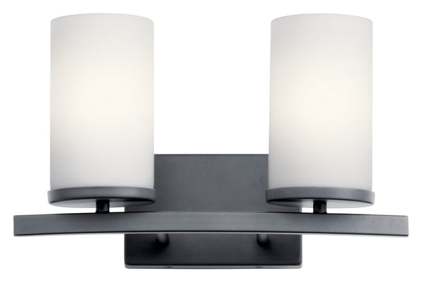 Kichler - 45496BK - Two Light Bath - Crosby - Black from Lighting & Bulbs Unlimited in Charlotte, NC