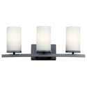 Kichler - 45497BK - Three Light Bath - Crosby - Black from Lighting & Bulbs Unlimited in Charlotte, NC