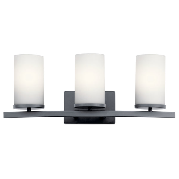 Kichler - 45497BK - Three Light Bath - Crosby - Black from Lighting & Bulbs Unlimited in Charlotte, NC