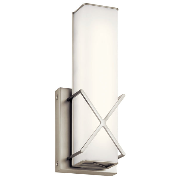 LED Wall Sconce from the Trinsic Collection in Brushed Nickel Finish by Kichler