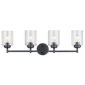 Kichler - 45887BK - Four Light Bath - Winslow - Black from Lighting & Bulbs Unlimited in Charlotte, NC