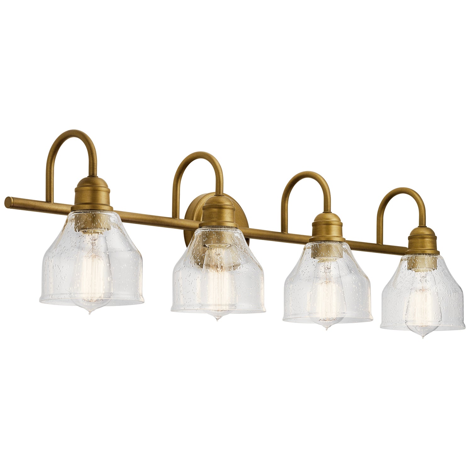 Kichler - 45974NBR - Four Light Bath - Avery - Natural Brass from Lighting & Bulbs Unlimited in Charlotte, NC