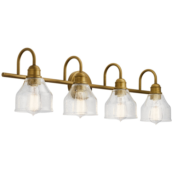 Kichler - 45974NBR - Four Light Bath - Avery - Natural Brass from Lighting & Bulbs Unlimited in Charlotte, NC