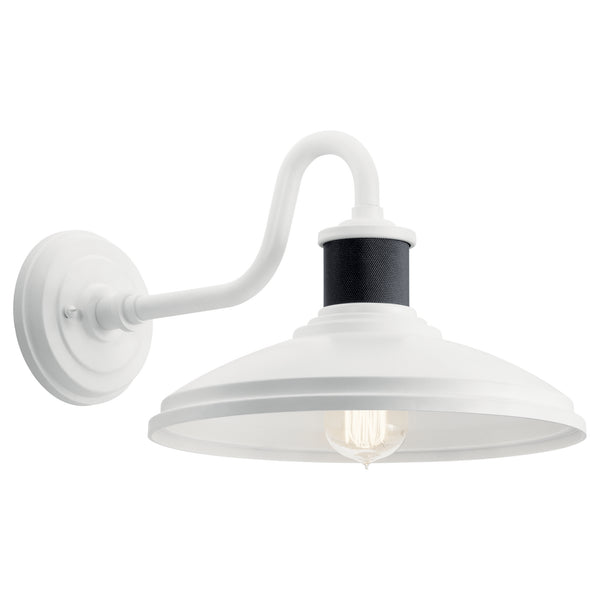 Kichler - 49980WH - One Light Outdoor Wall Mount - Allenbury - White from Lighting & Bulbs Unlimited in Charlotte, NC
