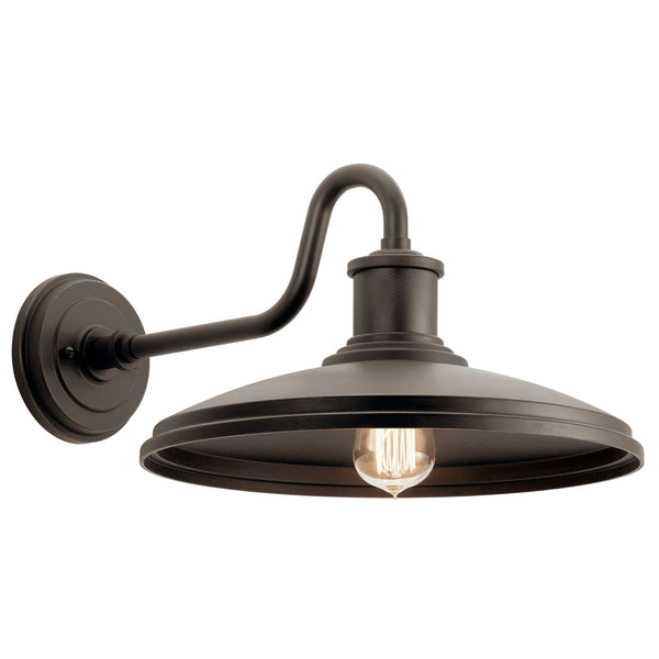 One Light Outdoor Wall Mount from the Allenbury Collection in Olde Bronze Finish by Kichler